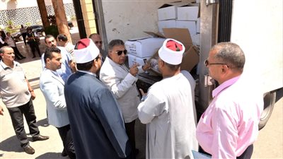 محافظ الدقهلية يشهد استلام دفعة جديدة من لحوم صكوك 