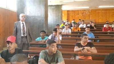 مد اختبارات القدرات لطلاب الثانوية بكلية التربية الرياضية بجامعة أسوان
