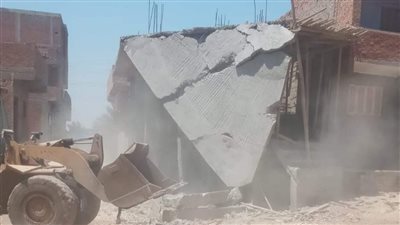 إزالة 10 حالات تعدٍ في إطار الموجة الثالثة والعشرين بالفيوم 