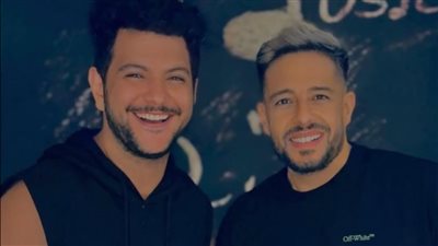 مصطفى ناصر وتيّام علي مع حماقي للمرة الأاولى في 