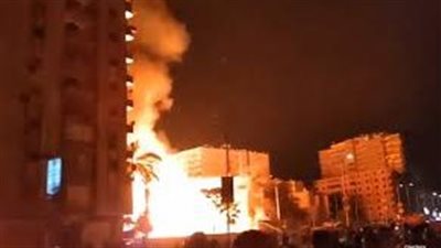 حريق داخل شقة سكنية فى منطقة فيصل