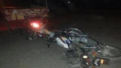اصابة  6 أشخاص فى حادث تصادم دراجتين ناريتين