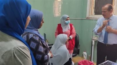 نائب وزير الصحة يتفقد مركز طبي الزهراء بعين شمس 