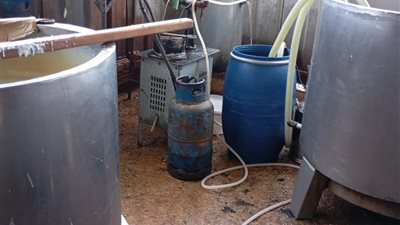 ضبط مصنع لإنتاج الألبان بدون ترخيص في منوف  