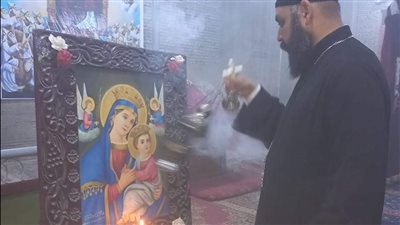 شاهد فعاليات الأقباط بكنيسة مارجرجس في نهضة العذراء