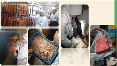 ضبط طن دواجن ومصنعات لحوم مخالفة خلال حملات تفتيشية بمراكز الشرقية