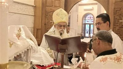 شاهد.. احتفال الأقباط برابع أيام نهضة العذراء بدقادوس 