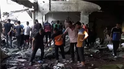 الخارجية الفلسطينية: مجزرة مدرسة التابعين فشل للمجتمع الدولي