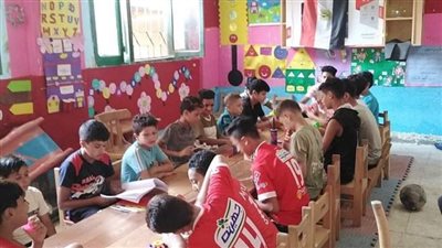 إقبال كثيف على مراكز الأنشطة الصيفية بمعاهد الغربية الأزهرية