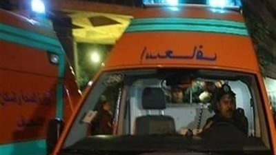 دفن جثماني طالب ووالده سقطا في بئر صرف صحي بالمراغة 