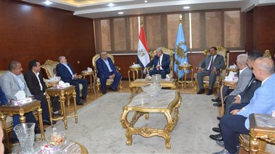 محافظ الغربية يناقش مع الغرفة التجارية ملفات التعاون المشترك