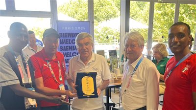 باخ يهنيء مصر على انجاز الجندي