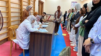 اختبارات قدرات لـ 1873 طالبا وطالبة بالتربية الرياضية بكفر الشيخ