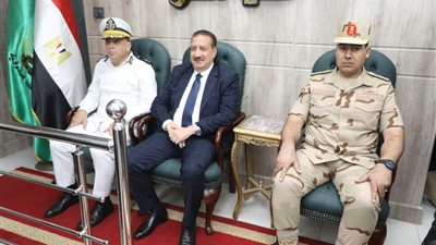 محافظ المنوفية يشهد تجربة عملية لأزمة افتراضية وطرق مواجهتها