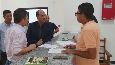 رئيس جامعة العريش يتفقد اختبارات القدرات بكلية التربية الرياضية