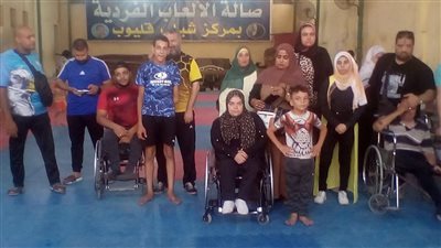 أبناء المشروع القومى لذوى الإعاقة الحركى تواصل تدريبها بالقليوبية