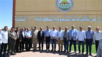 وزيرا الري والزراعة يتفقدان المساحات الزراعية ومحطة الرفع بالتجمع التنموي بشمال سيناء