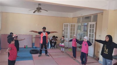 تدريبات متنوعة بمركز شباب ابو تلات بالاسكندرية ضمن مبادرة صيف بلدنا 