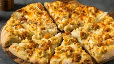 طريقة عمل البيتزا بالفراخ