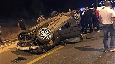 إصابة 3 أشخاص في حادث انقلاب سيارة ملاكي بجنوب سيناء