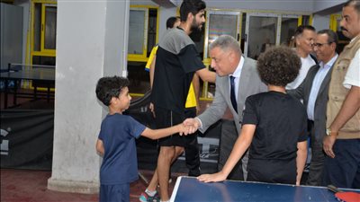 محافظ الإسماعيلية في زيارة تفقدية للنادي الإسماعيلي 