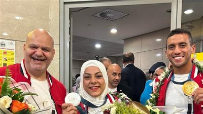 شاهد لقطات من استقبال البعثة المصرية المشاركة في أولمبياد باريس 2024 