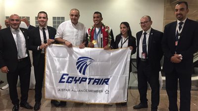 مصر للطيران تحتفل بأبطال مصر في أولمبياد باريس 2024