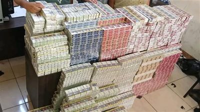  ضبط أكثر من 60 ألف عبوة سجائر مختلفة الأنواع 