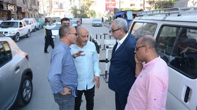 معالجة وإصلاح الهبوط الأرضي بشارع البحر بالمحلة الكبرى