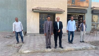 رئيس سوهاج الجديدة يسلم المقر الإداري لمديرية التموين بسوق إبني بيتك 