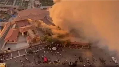 السيطرة على حريق بجراج السيارات بمجلس مدينة العياط