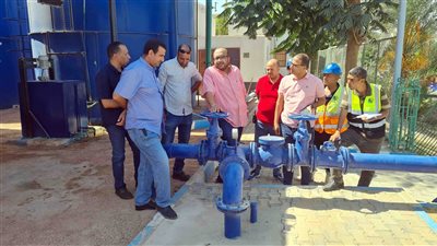 رئيس مياه سوهاج يتفقد محطات مياه الشرب والصرف الصحى بأخميم وساقلتة 