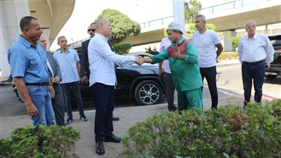محافظ القاهرة يتفقد أعمال صيانة المنطقة الممتدة من نزلة كوبرى المطار حتى ميدان العباسية