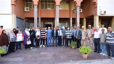 جامعة الزقازيق تستقبل لجنة الكشف الطبي لتحديد الموقف التجنيدي للطلبة من ذوي الهمم