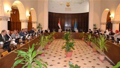 جامعة الإسكندرية تناقش حل مشكلات الطلاب الوافدين وتوحيد شكل شهادات الدراسات العليا