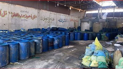 ضبط مصنعي إنتاج أسمدة وومبيدات زراعية بدون ترخيص