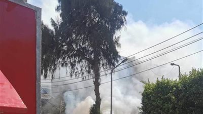  نشوب حريق داخل مجلس مدينة العياط