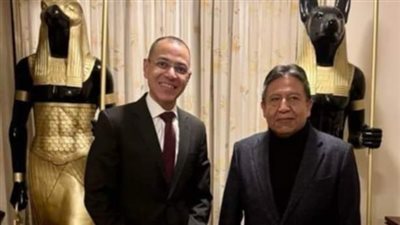 السفير المصري لدى بوليفيا يستضيف نائب رئيس الجمهورية على عشاء عمل