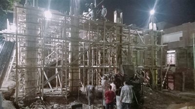 إزالة التعديات ومصادرة معدات ومواد البناء بمدينة الفيوم 