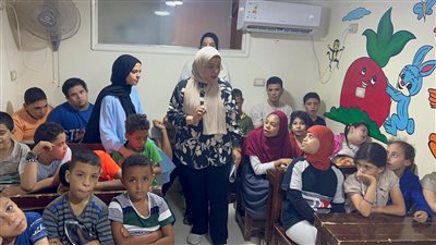 متحف كوم اوشيم بالفيوم ينظم ورشة فنية للأطفال ذوى الاحتياجات الخاصة 