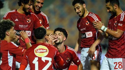 احتفالية اللقب ٤٤ .. الأهلي يستعرض جاهزيته لمراسم التتويج بمدينة العلمين