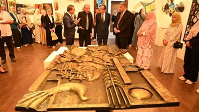 افتتاح معرض إعادة تدوير الخامات بكلية التربية النوعية بالفيوم