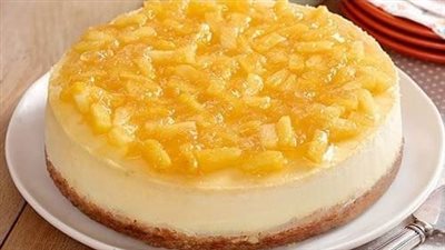 طريقة عمل تشيز كيك الأناناس والكريمة اللذيذة