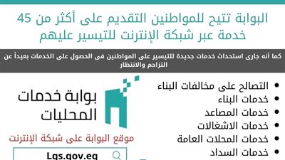 البحيرة تعلن تدشين بوابة خدمات المحليات