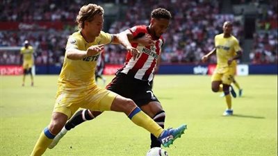 برينتفورد يحقق الفوز على  كريستال بالاس بالدوري الإنجليزي 