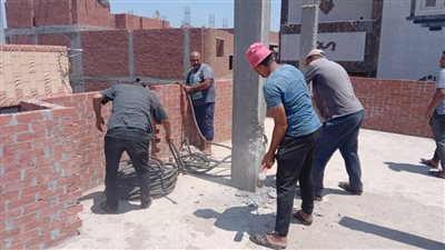 إزالة 18 حالة تعدي على الأراضي الزراعية بالغربية 