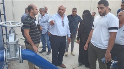 رئيس مياه القناة يتفقد أعمال الإحلال والتجديد بمحطة مياه العقادة بالإسماعيلية