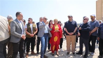 محافظ دمياط ووزير الرى و نائب السكرتير العام للأمم المتحدة يتفقدون مشروعات تعزيز التكيف