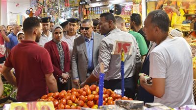 تقاصيل.. زيارة محافظ الإسكندرية المفاجئة لسوق محطة مصر 