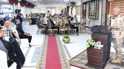 المتحدث العسكري: وزير الدفاع يتفقد مراحل التدريب والتأهيل البدنى بالأكاديمية العسكرية المصرية